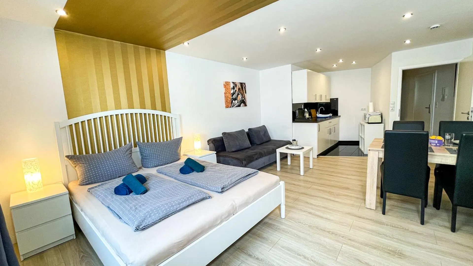 Mrs. Gold & Mr. Green 1 Zimmer Studio Bremen Apartment